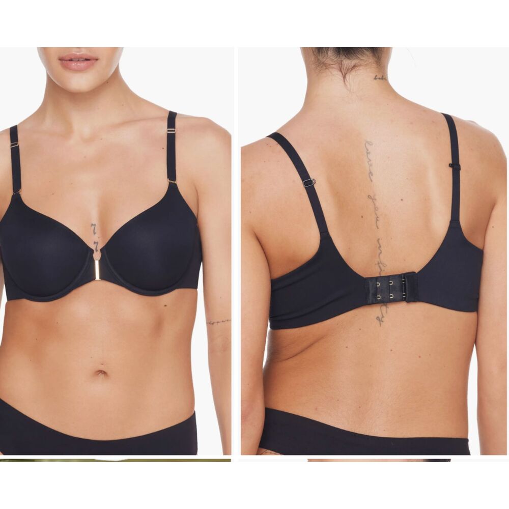 ThirdLove Front Close T-Shirt Bra Black Size 38B NWT